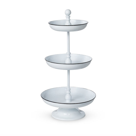 3-Tiered Enamelware Server style shot 1