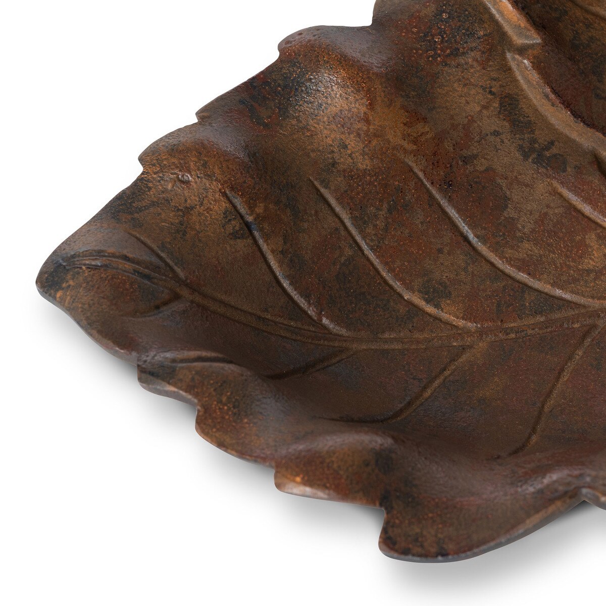 Cast Aluminum Grape Leaf Basket, Small style shot 2