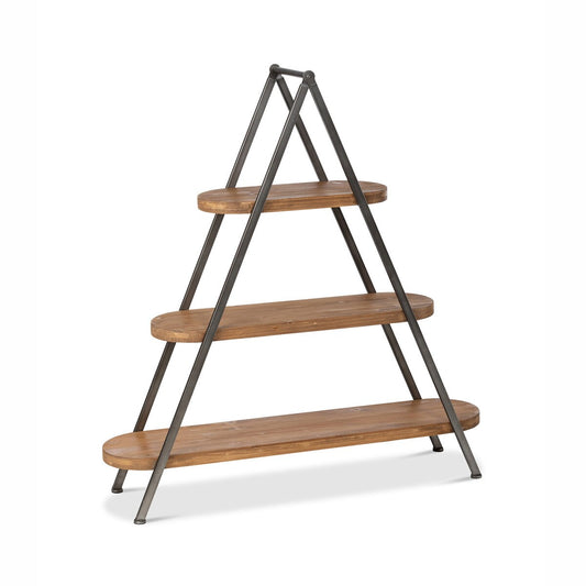 3-Tiered Wooden Display Shelf style shot 1