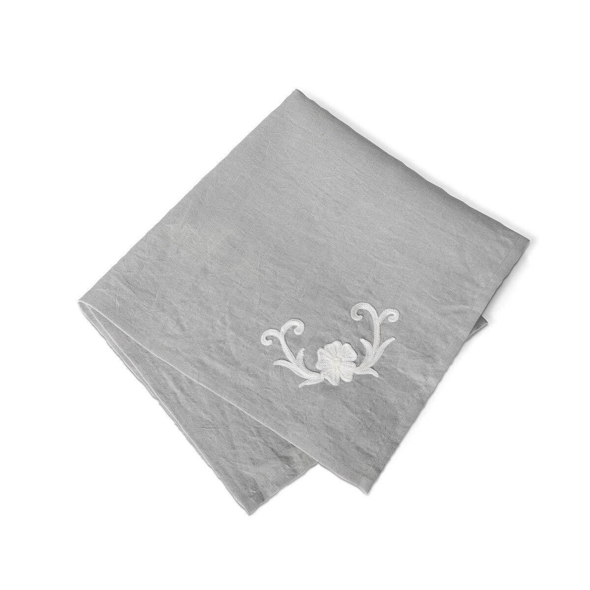 Cosette Embroidered Linen Napkin style shot 2