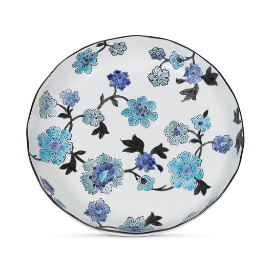 Periwinkle Vine Pattern Serving Bowl style shot 1