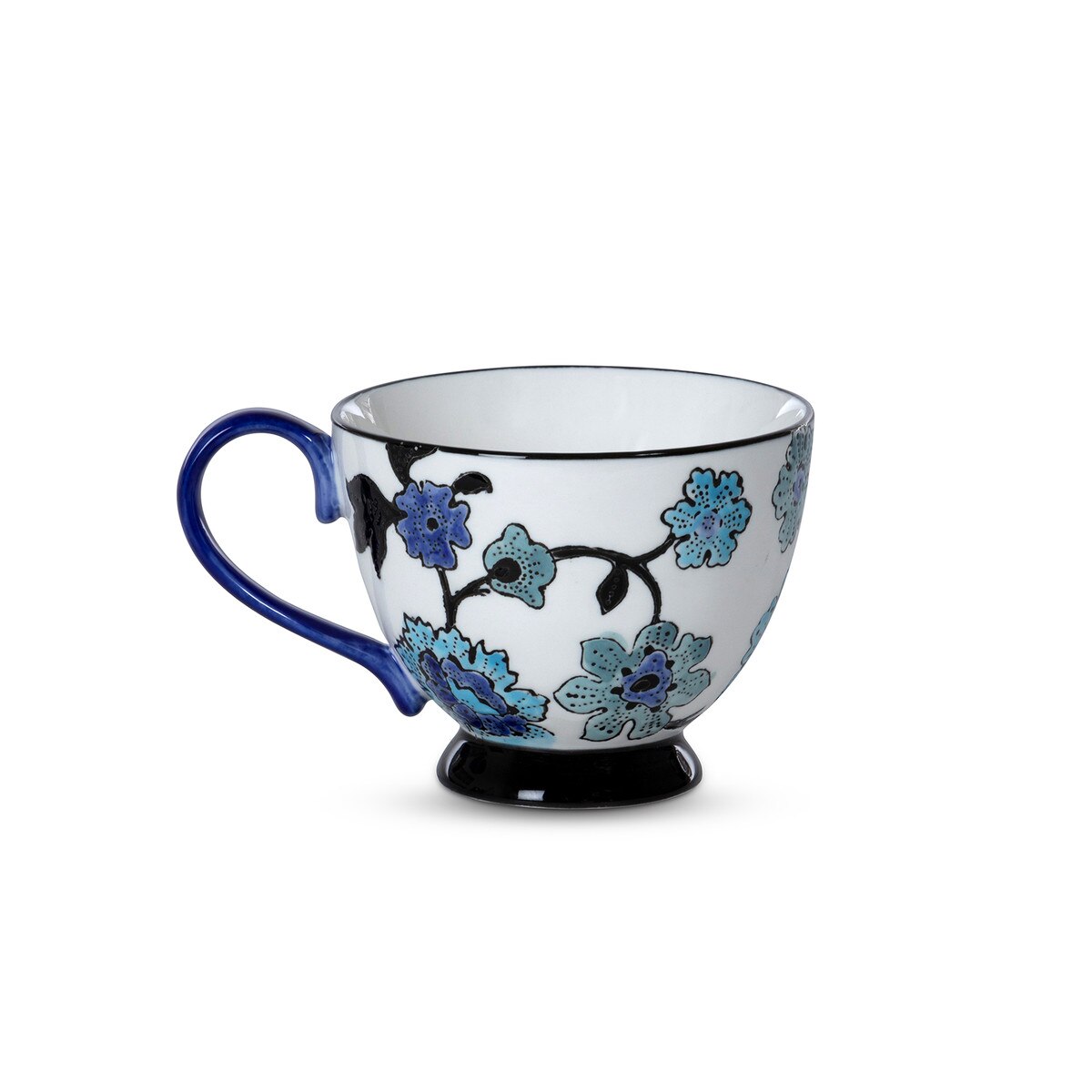Periwinkle Vine Pattern Cup style shot 2