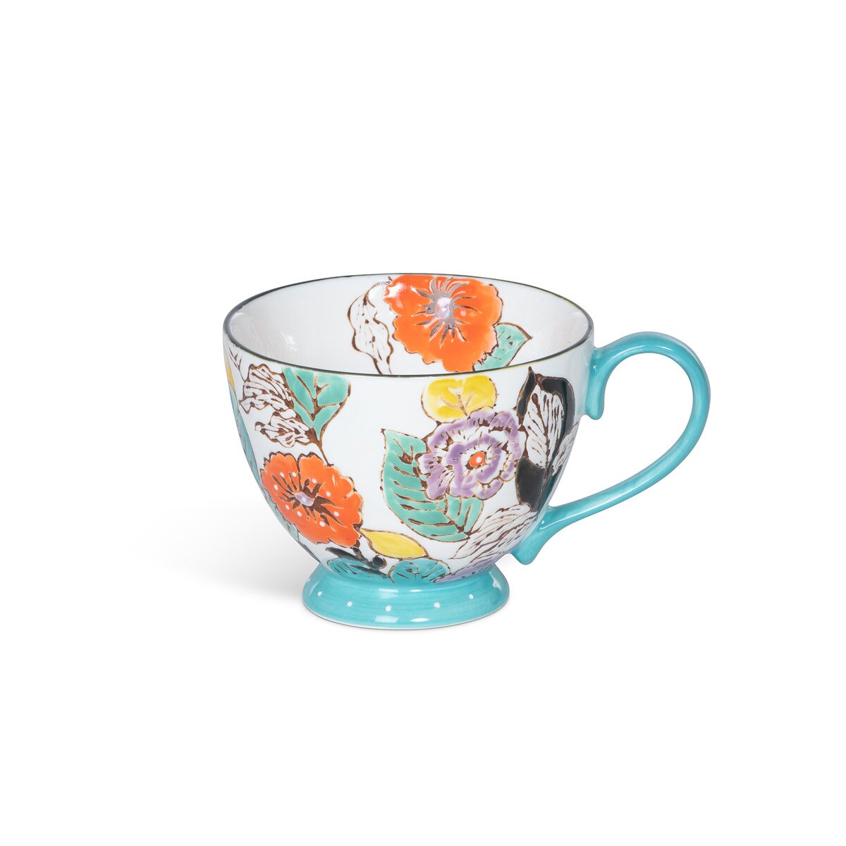 Poppy Garden Cappuccino Cup style shot 1