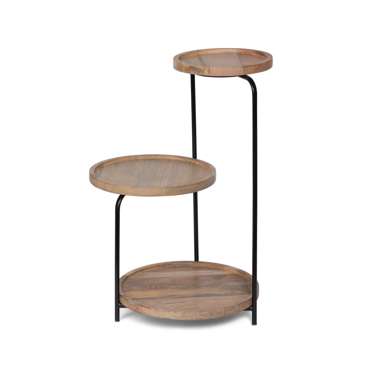 Tiered Wood and Iron Display Stand style shot 2