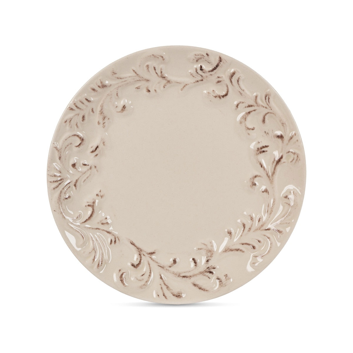 Acanthus Stoneware Dinner Plates, Set of 4 style shot 1