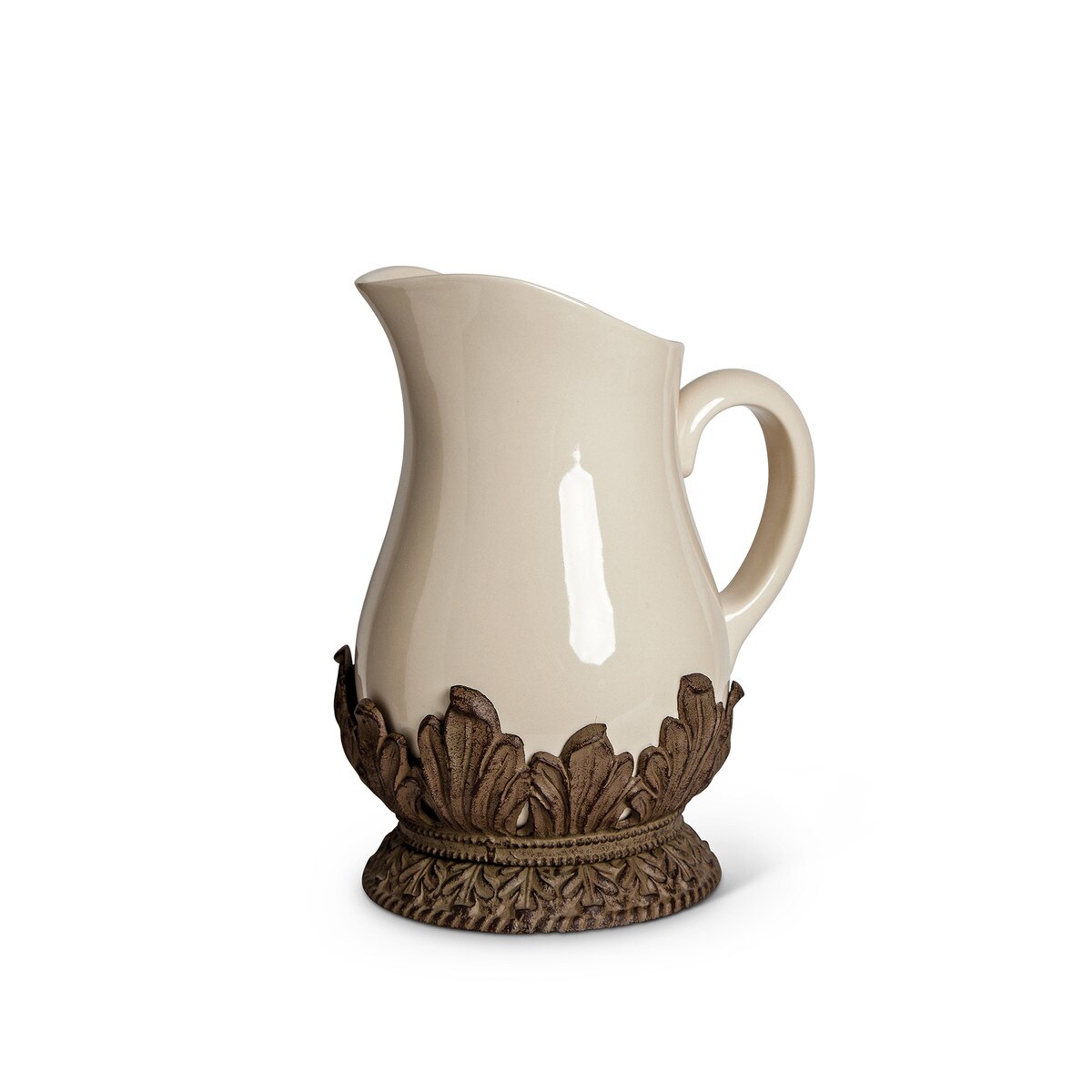 Acanthus Stoneware Pitcher style shot 1