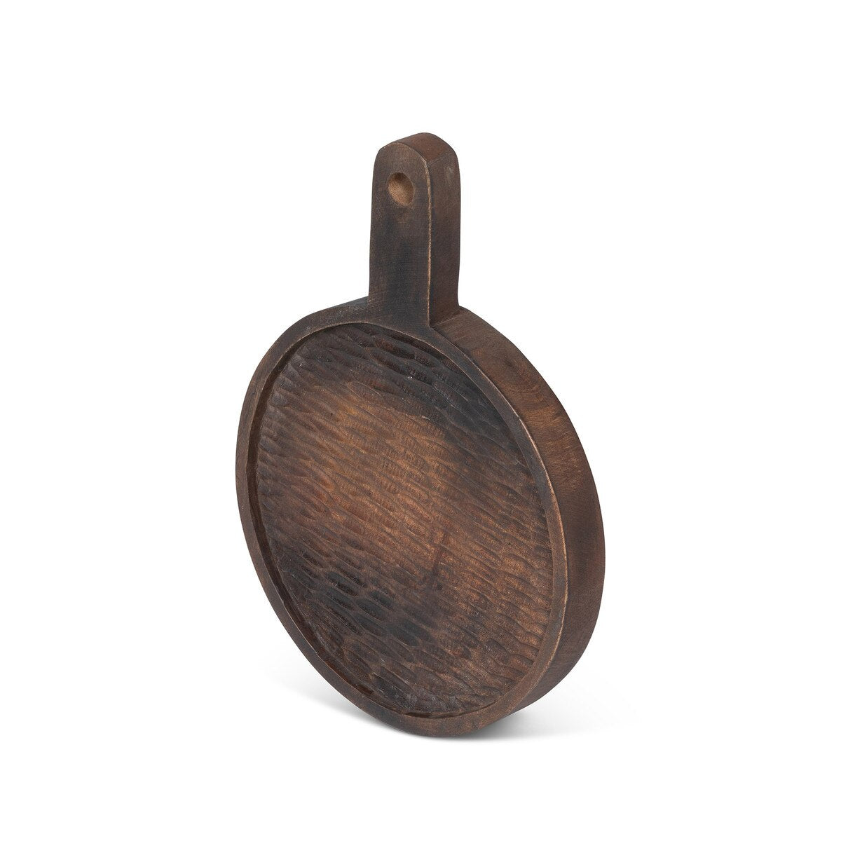 Carved Wood Serving Tray, 10" style shot 2
