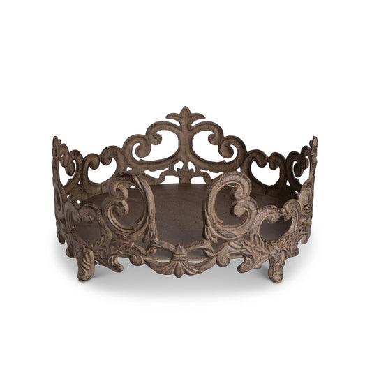Acanthus Cast Aluminum Dinner Plate Holder style shot 1