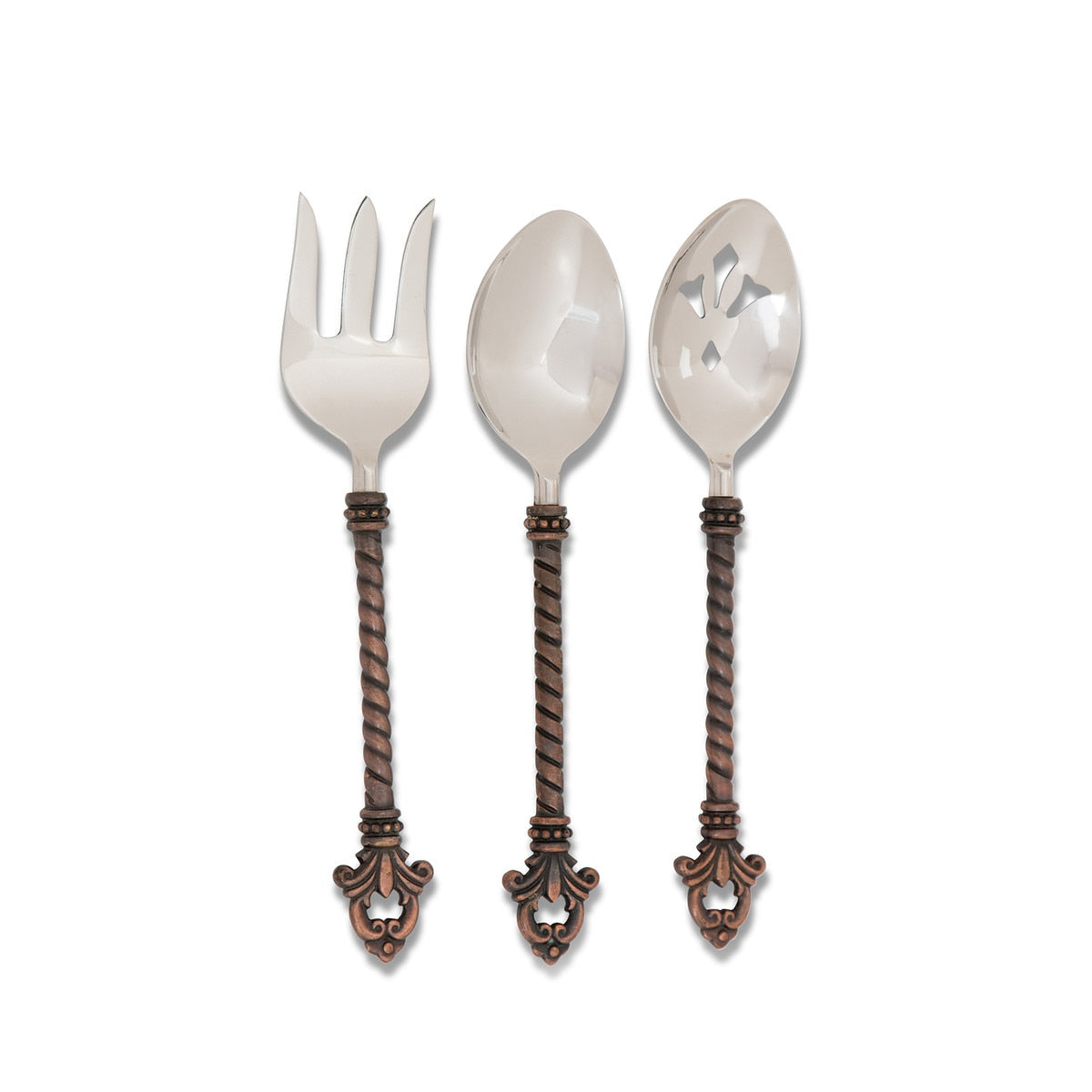Fleur de Lis Hostess Serving Set, Set of 3 style shot 1