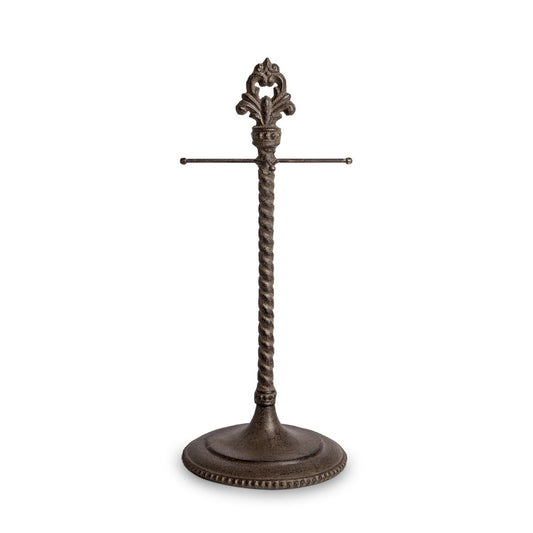 Fleur de Lis Cast Aluminum Measuring Cup Holder style shot 1