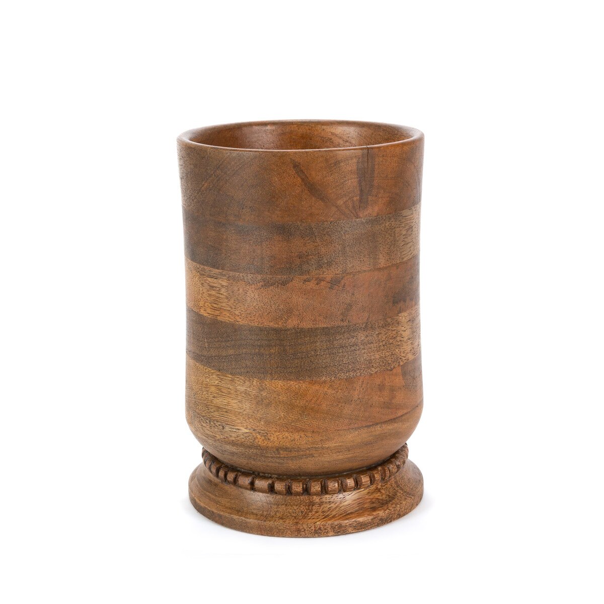 Heritage Inlay Wood Utensil Holder style shot 2