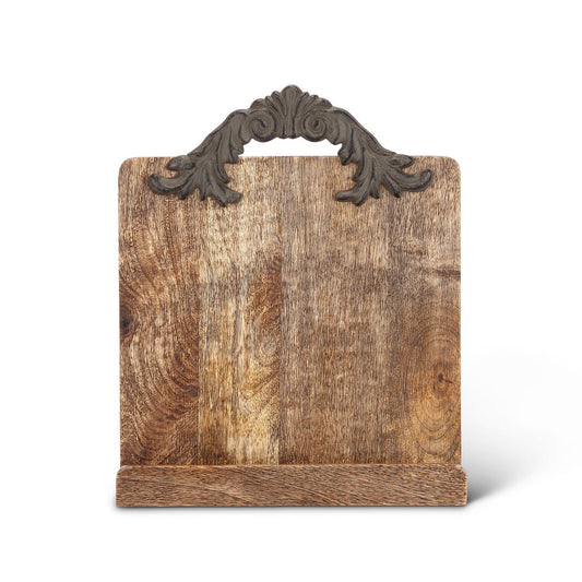Heritage Inlay Wood Cookbook/Tablet Stand style shot 1