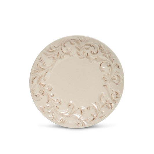 Acanthus Stoneware Appetizer Plates, Set of 4 style shot 1