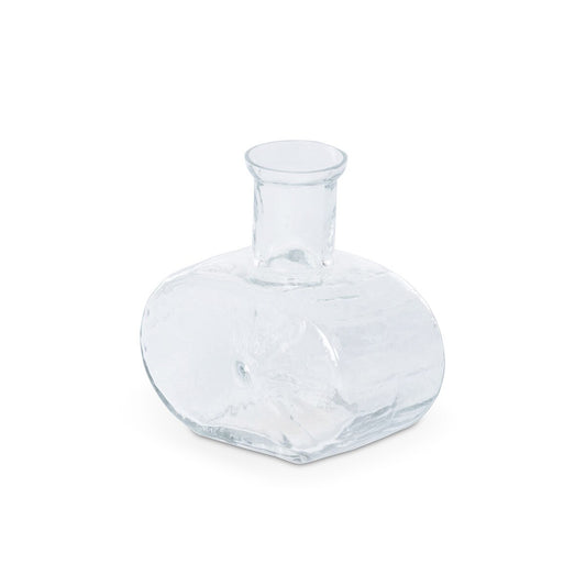 Starburst Embossed Oval Bottle Vase, Small style shot 1