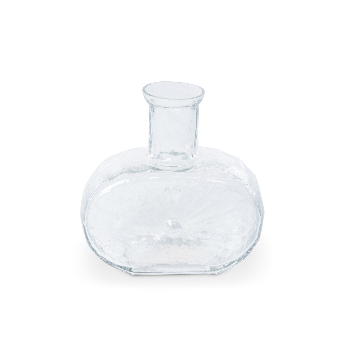 Starburst Embossed Oval Bottle Vase, Small style shot 2