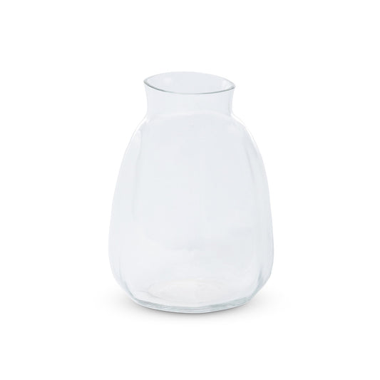 Clear Organic Garden Vase, Short style shot 1