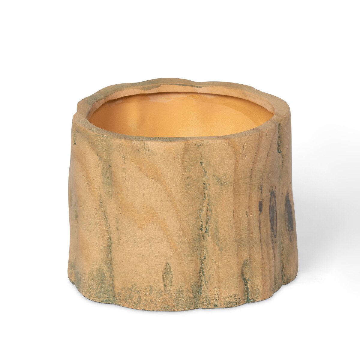 Faux Bois Garden Forest Pot, 6" style shot 1