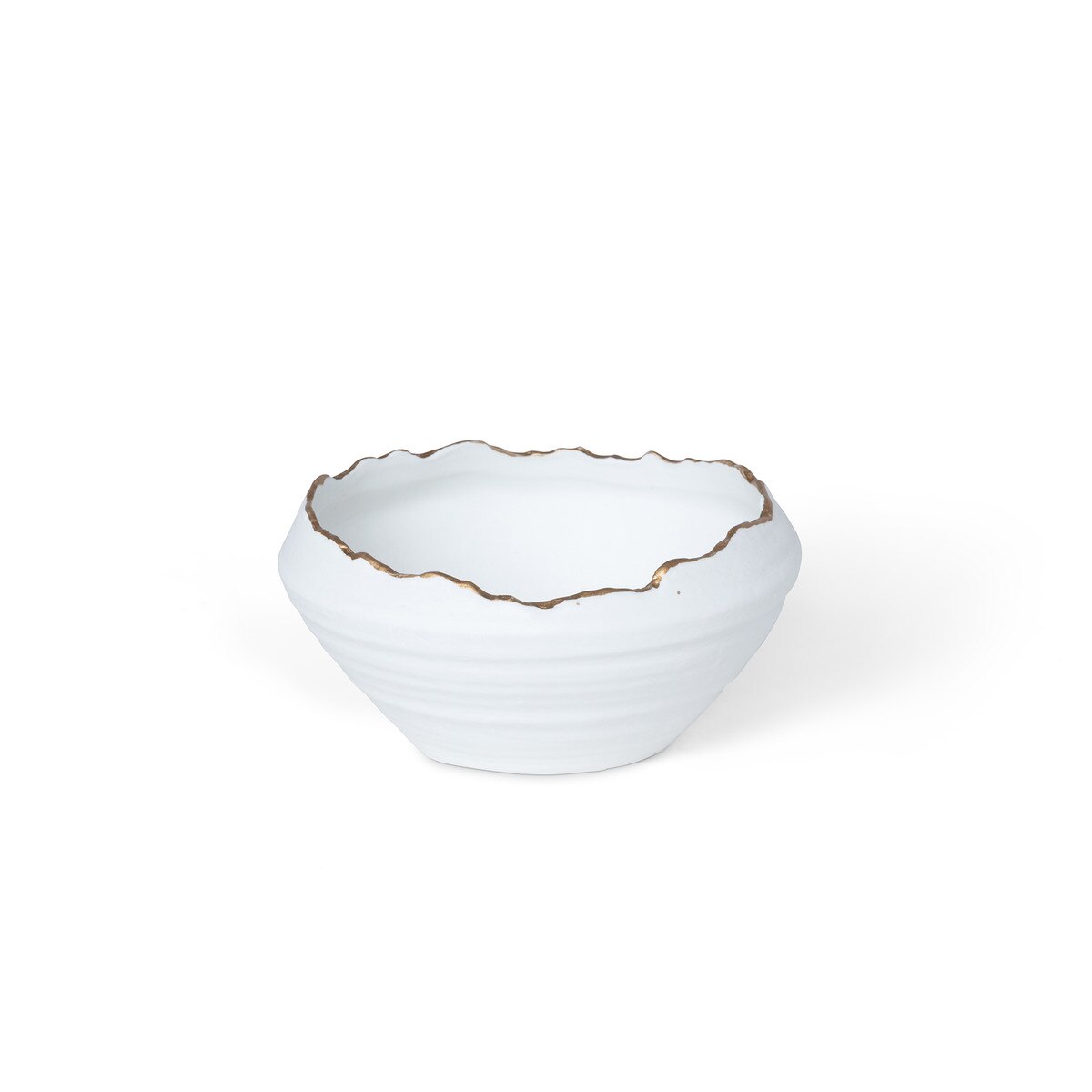 Gilded Organic Edge Bowl, 6" style shot 1
