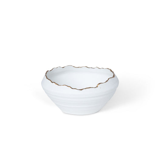 Gilded Organic Edge Bowl, 6" style shot 1