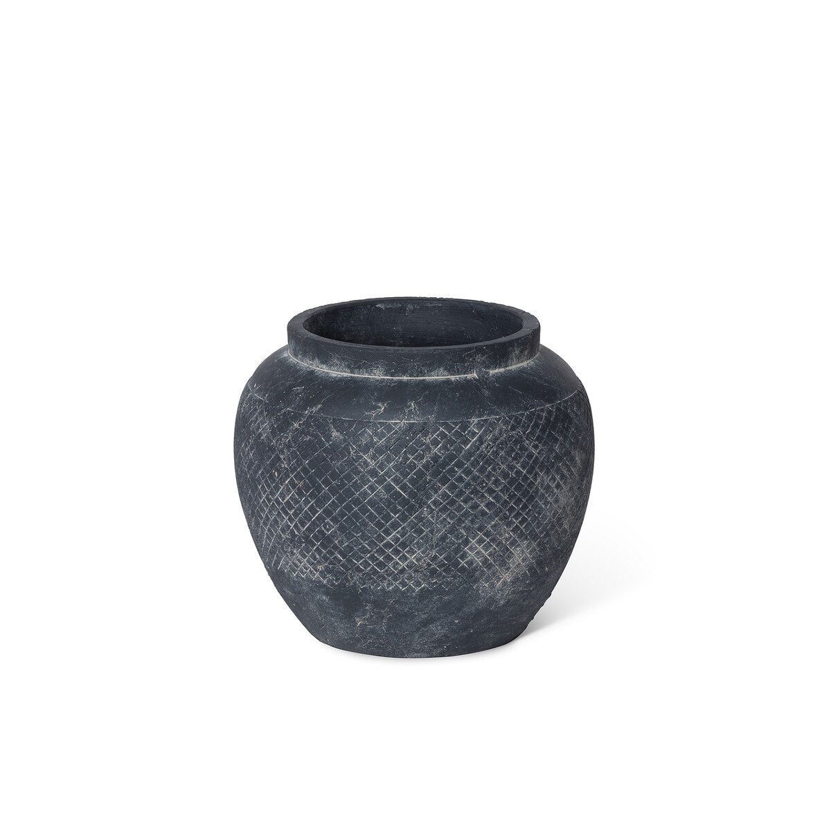 Yucca Cement Pot, 10" style shot 1
