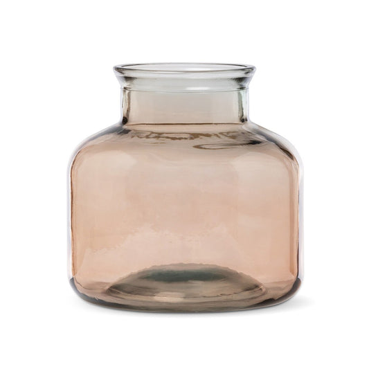 Montana Recycled Glass Jar Vase, 9" style shot 1