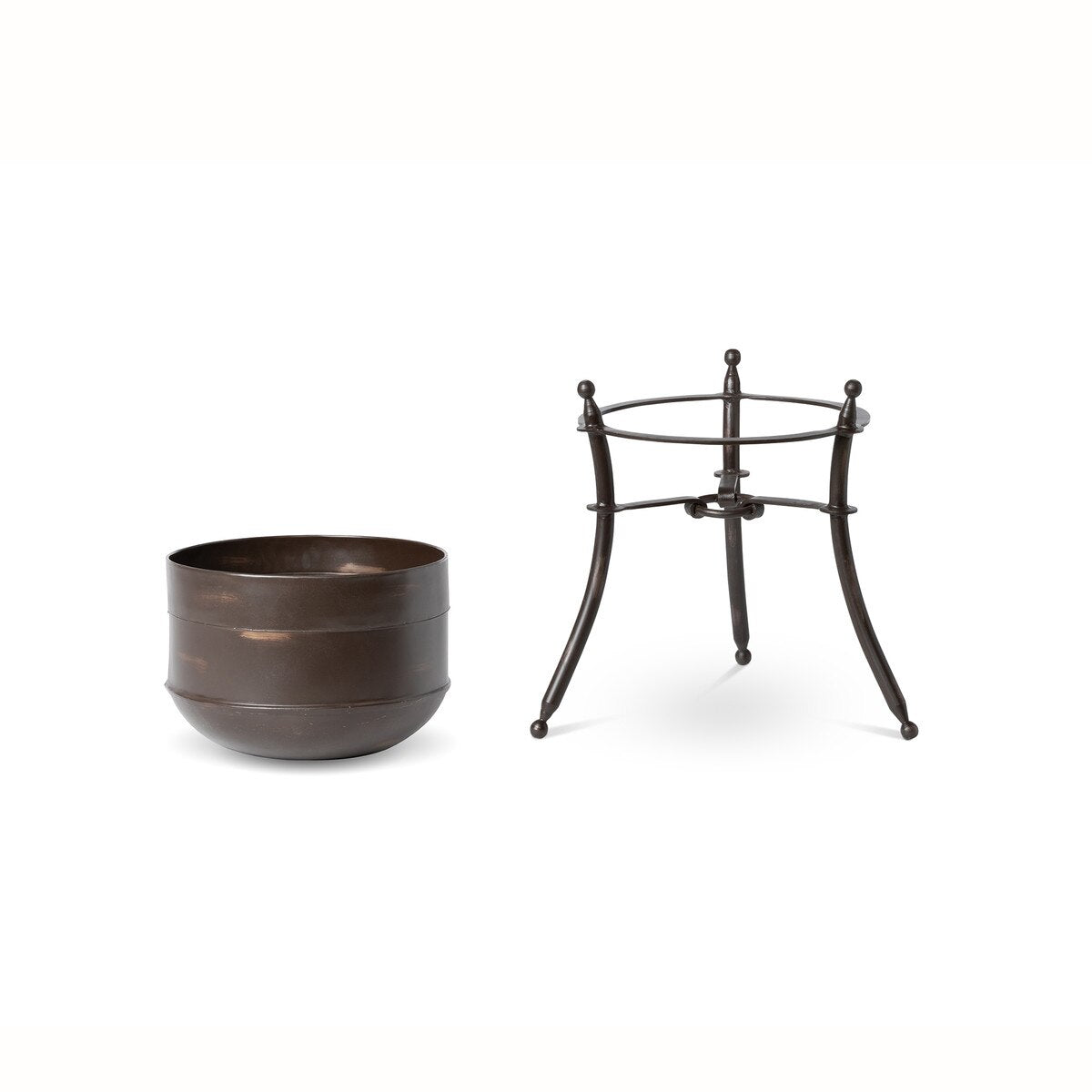 Portal Metal Stand and Pot, Short style shot 2