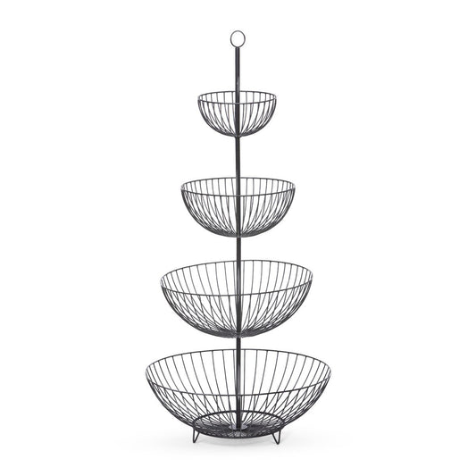 4-Tiered Iron Display Basket Stand style shot 1