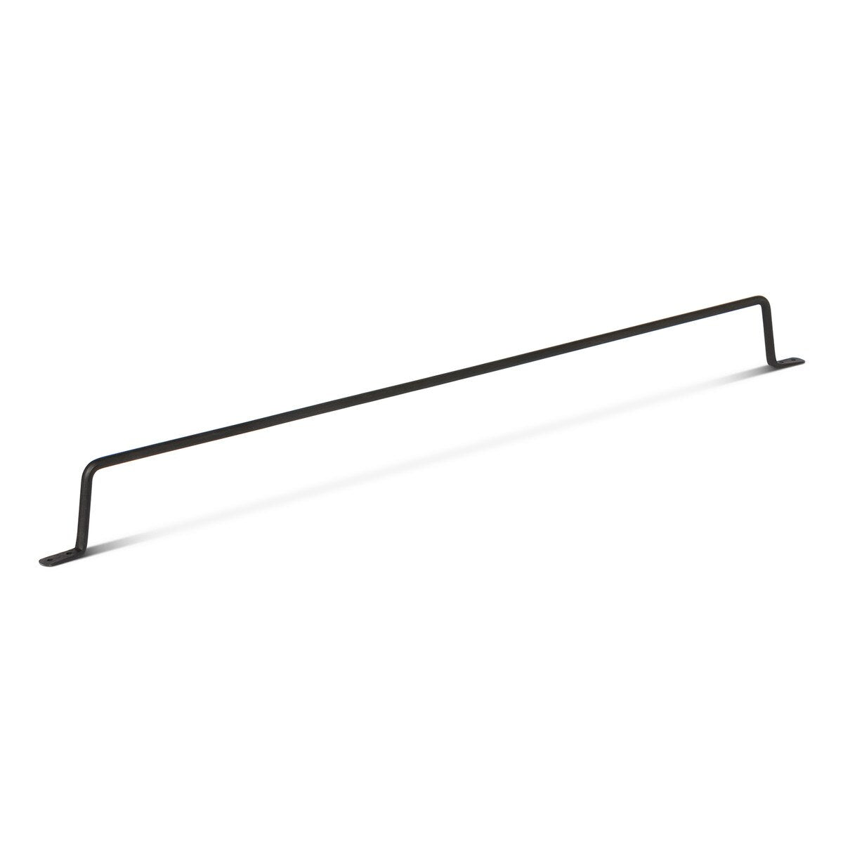 Black Forged Iron Wall Hanger, 36"x3" style shot 2