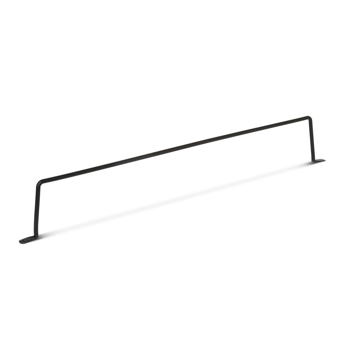 Black Forged Iron Wall Hanger, 36"x5" style shot 2