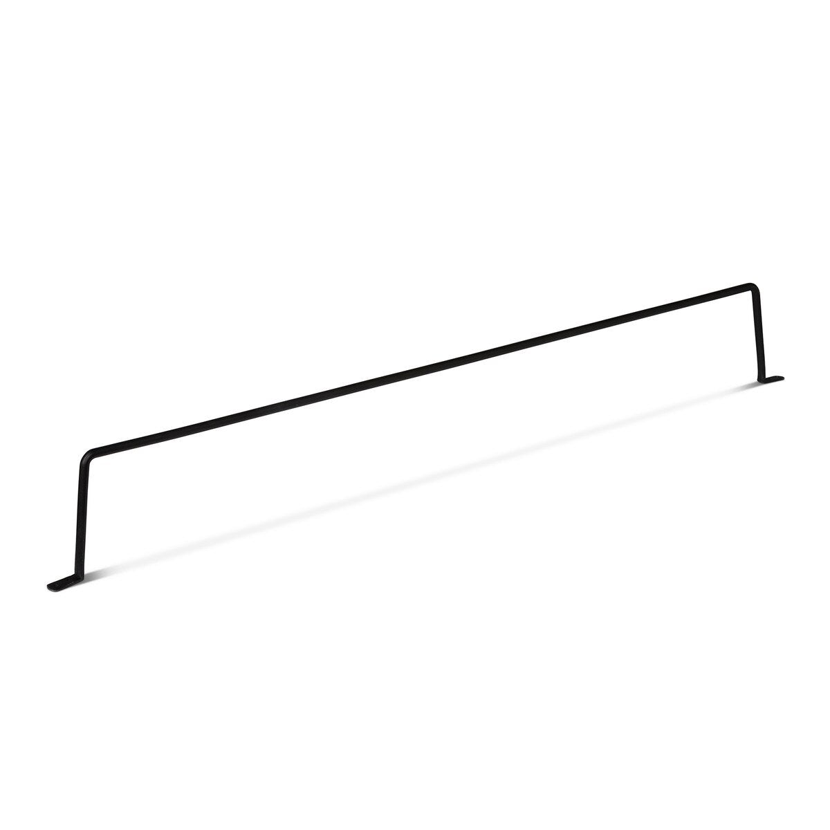 Black Forged Iron Wall Hanger, 42"x5" style shot 2