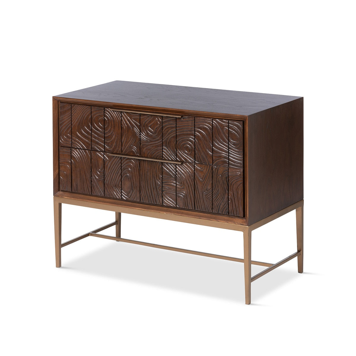 Addison Faux Bois 2-Drawer Chest style shot 1