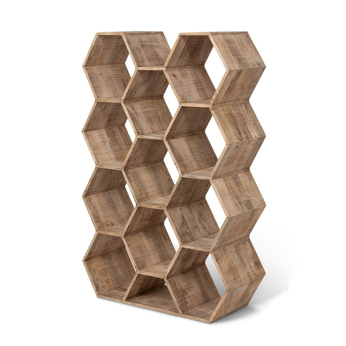 Honeycomb Wooden Etagere style shot 1