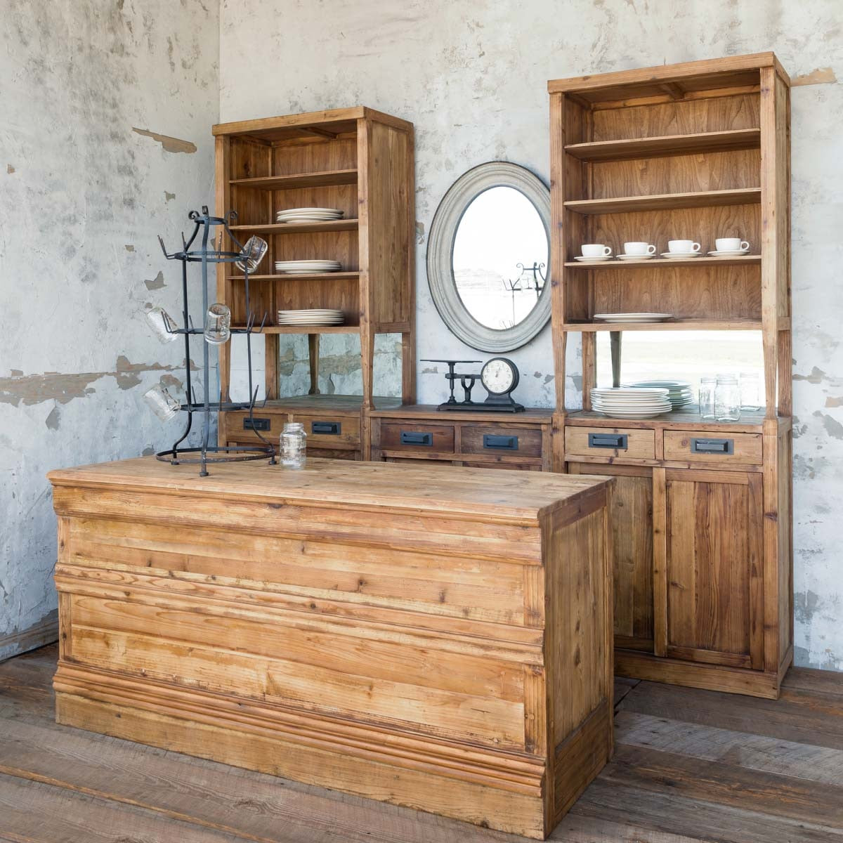 Tall Bar Back Cabinet style shot 2