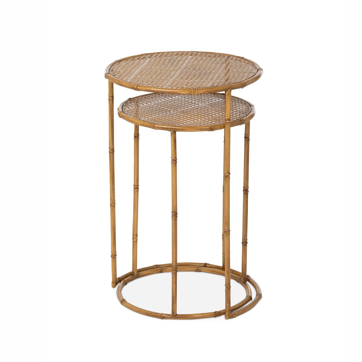 Roanoke Metal Occasional Nesting Tables, Set of 2 style shot 2