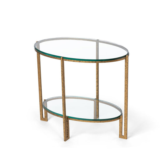 Naomi Iron and Glass Side Table style shot 1