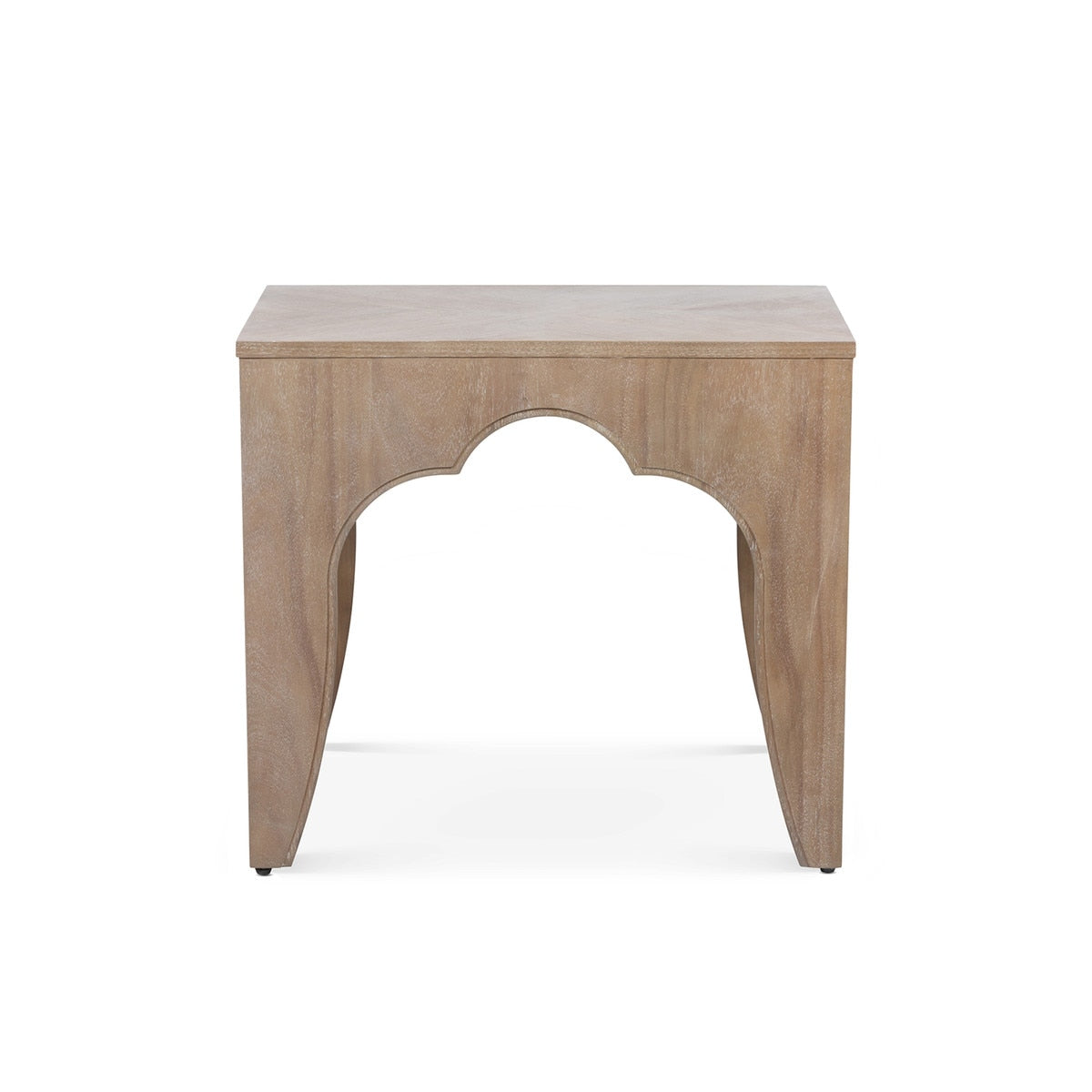Island Manor End Table, Driftwood style shot 2