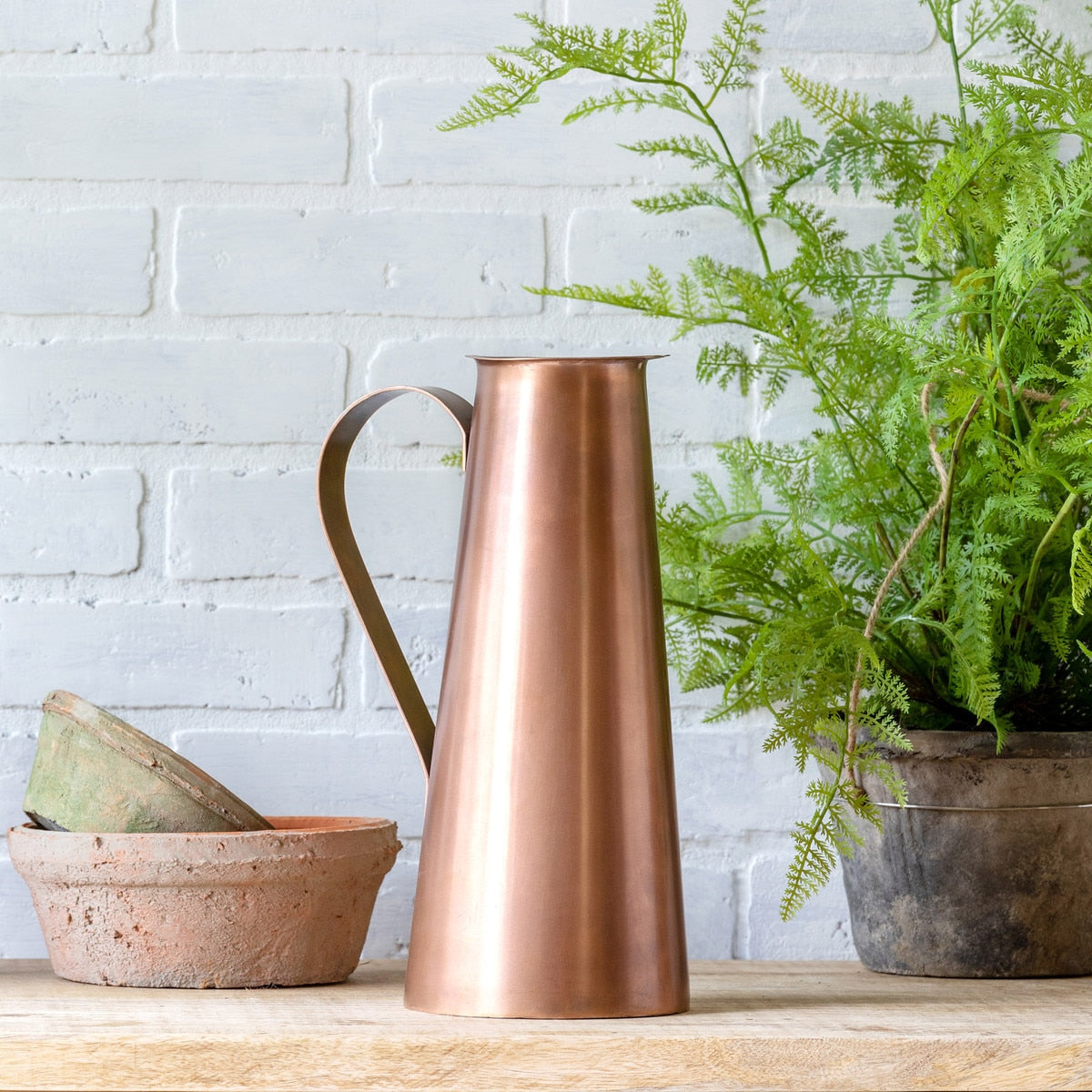 Copper Tall Pitcher style shot 2