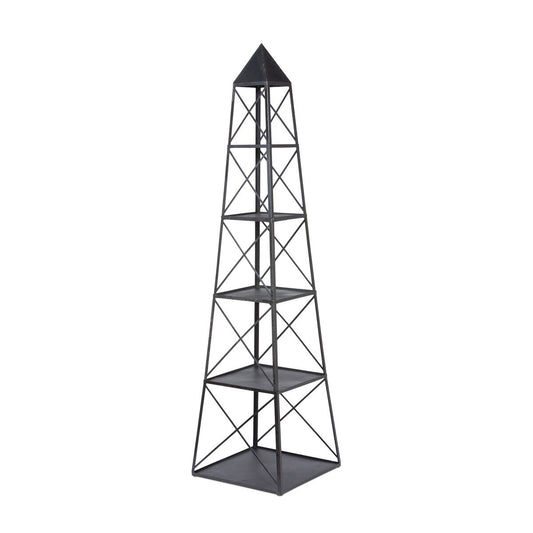 Stackable Antique Black Obelisk style shot 1
