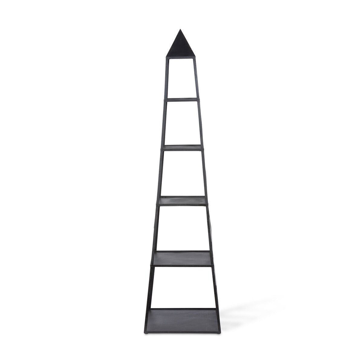 Stackable Antique Black Obelisk style shot 2