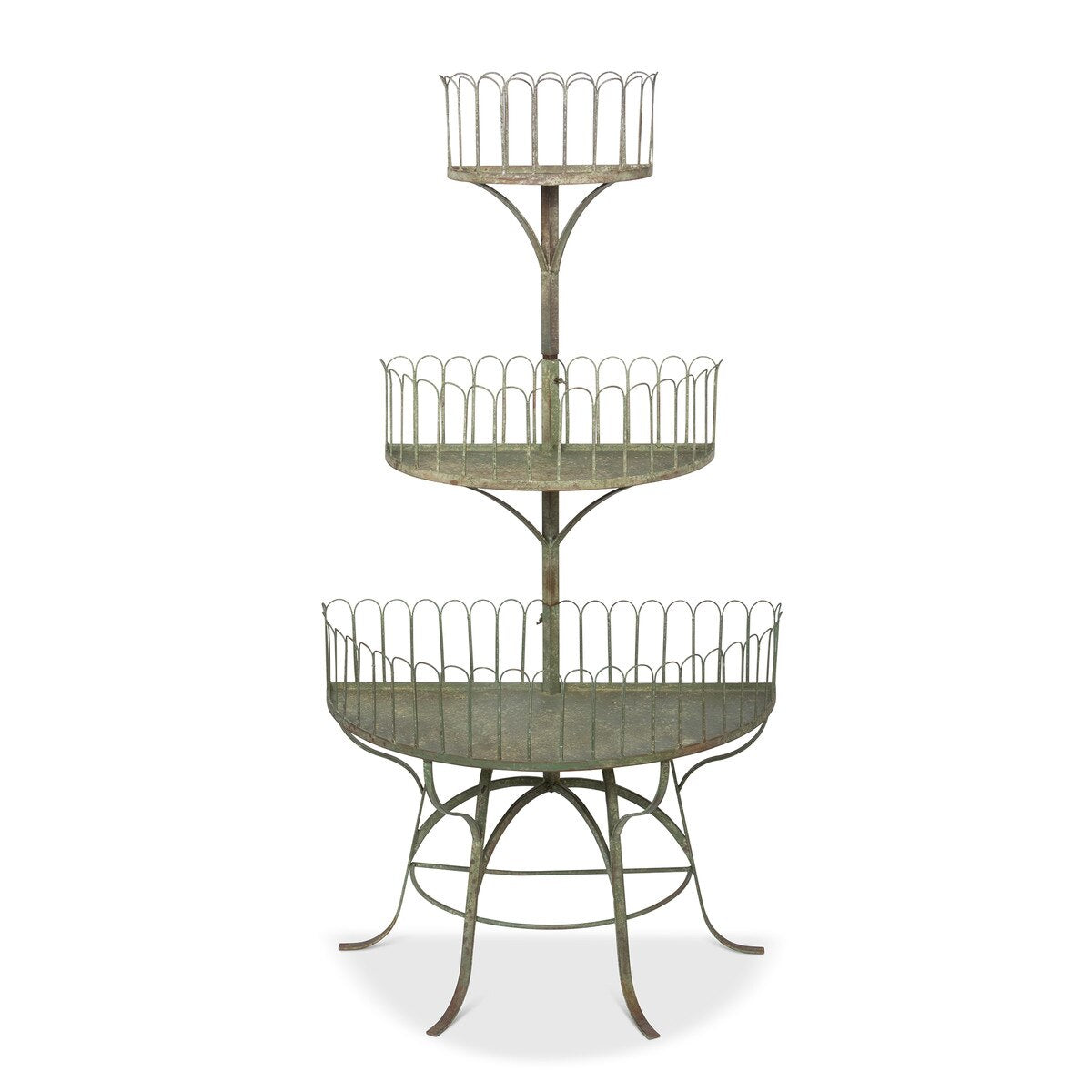 Iron Conservatory Tiered Shelf style shot 1