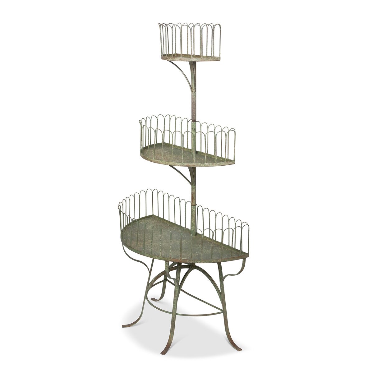 Iron Conservatory Tiered Shelf style shot 2