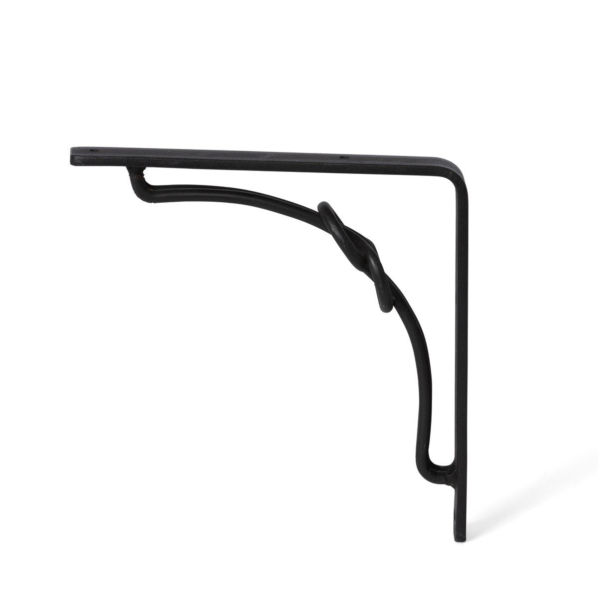Knotted Forged Iron Wall Bracket style shot 2