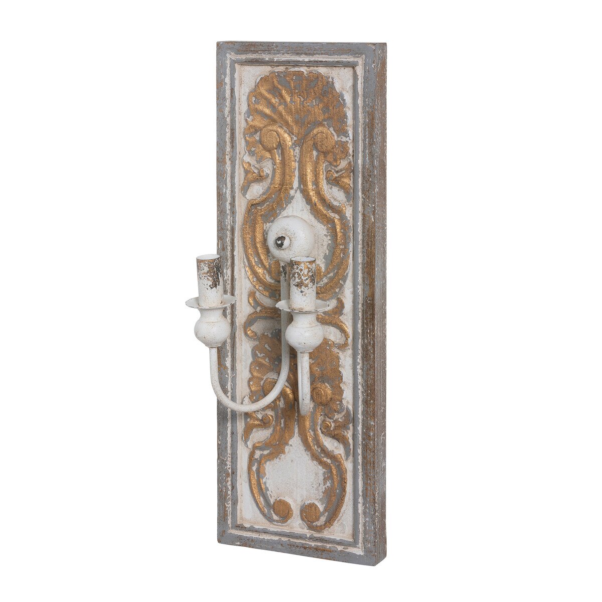 Yvonne Wood and Iron Wall Sconce style shot 1