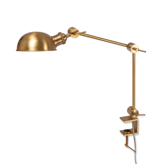 Clamp-on Desk Lamp with Dome  Shade style shot 1