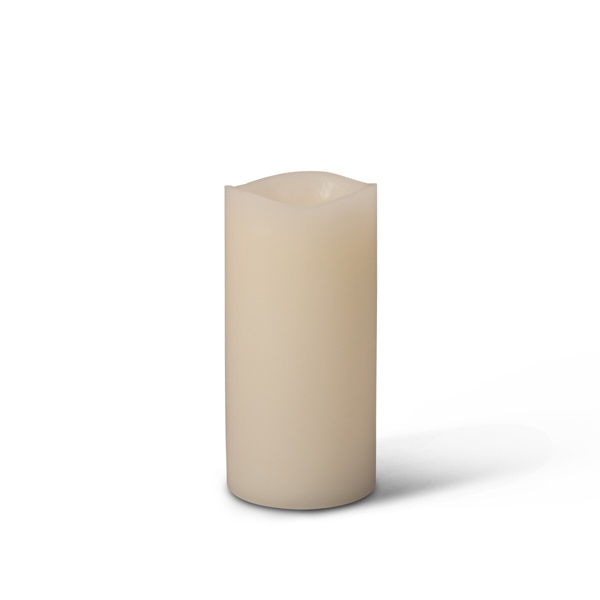 Flickering Wax Glow Wickâ¢ Pillar Candle, 3"x6" style shot 1