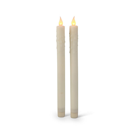 Flameless Taper Candles, Set of 2 style shot 1