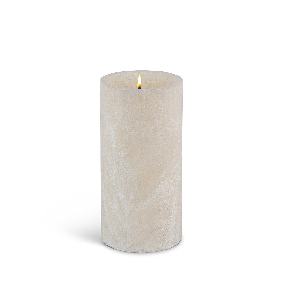 Wax Glow Wickâ¢ Straight Edge Pillar Candle, 3"x6" style shot 1