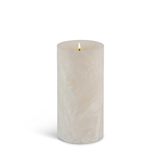 Wax Glow Wickâ¢ Straight Edge Pillar Candle, 3"x6" style shot 1