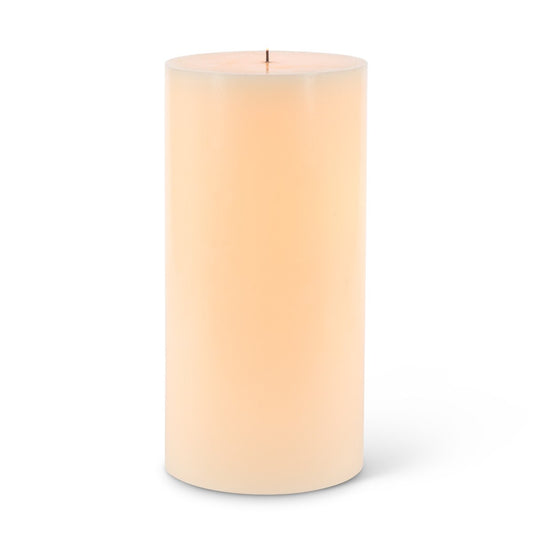 6"D x 12"H Outdoor Wax Candle with Real Wax Surface. style shot 1
