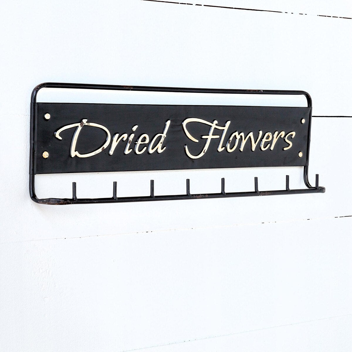 "Dried Flowers" Metal Hanging Rack style shot 1